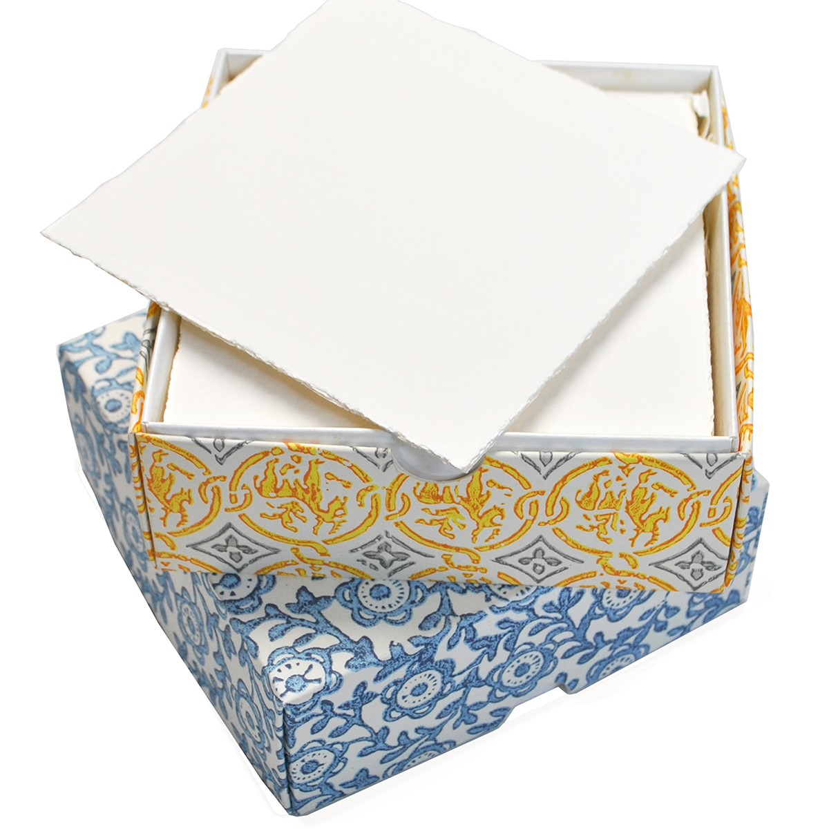 Wholesale Amalfi Deckled Edge Fold Over Cards, Italian Handmade